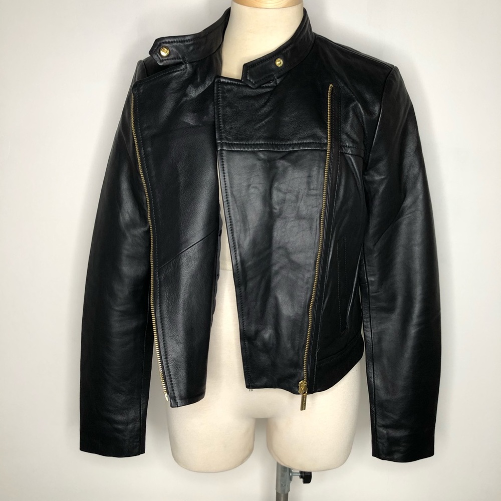 Michael Kors vegan leather jacket